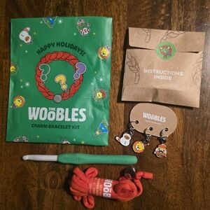 The Woobles Holiday Charm Bracelet Kit